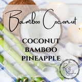 Bamboo Coconut Scented Soy Wax Candle & Melts