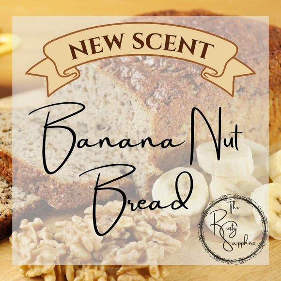 Banana Nut Bread Scented Soy Wax Candle & Melts