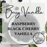 Berry Vanilla Scented Soy Wax Candle & Melts