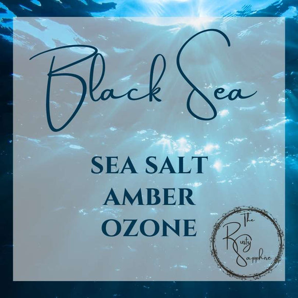 Black Sea Scented Soy Wax Candle & Melts