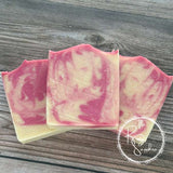 Handmade Goats Milk Bar Soap, Candy Cane 4oz