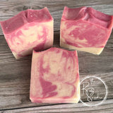 Handmade Goats Milk Bar Soap, Candy Cane 4oz