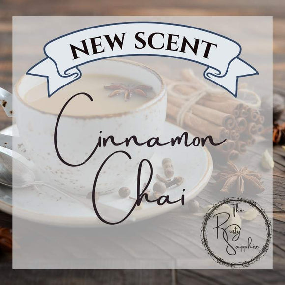 Cinnamon Chai Scented Soy Wax Candle & Melts