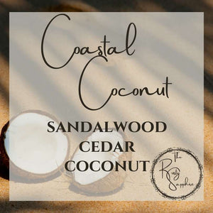 Coastal Coconut Scented Soy Wax Candle & Melts