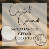 Coastal Coconut Scented Soy Wax Candle & Melts