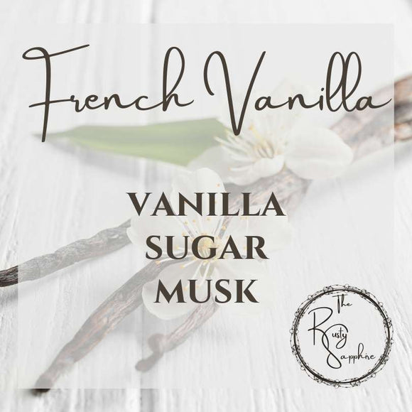 French Vanilla Scented Soy Wax Candle & Melts