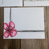 Handmade Thank You Cards No. 3, Set of 6