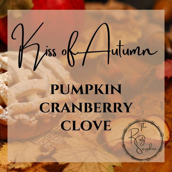 Kiss of Autumn Scented Soy Wax Candle & Melts