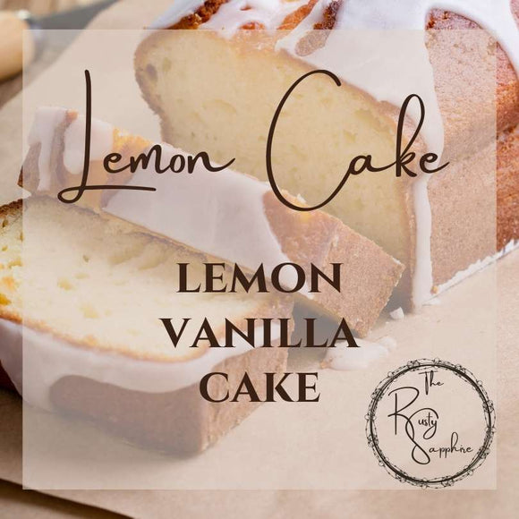 Lemon Cake Scented Soy Wax Candle & Melts