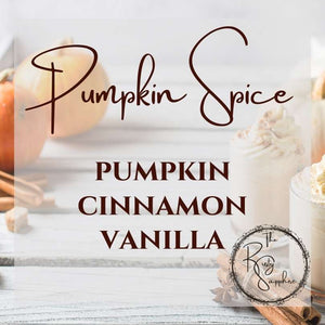 Pumpkin Spice Scented Soy Wax Candle & Melts