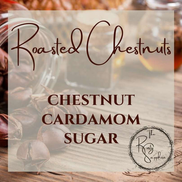 Roasted Chestnut Scented Soy Wax Candle & Melts