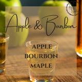 Apple & Bourbon Scented Soy Wax Candle