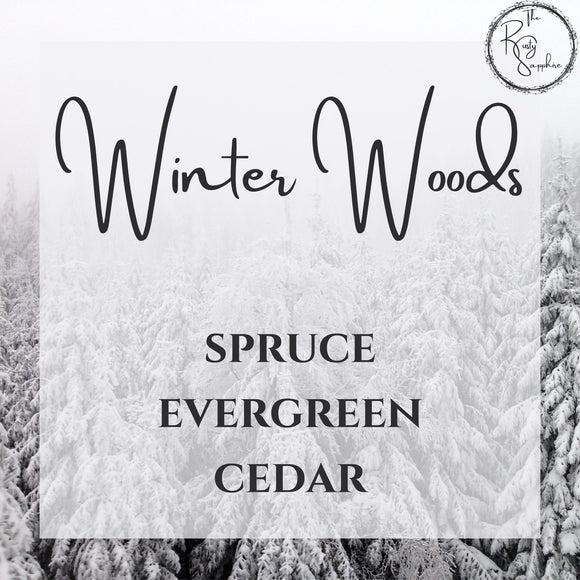 Winter Woods Scented Soy Wax Candle