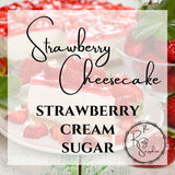 Strawberry Cheesecake Scented Soy Wax Candle & Melts