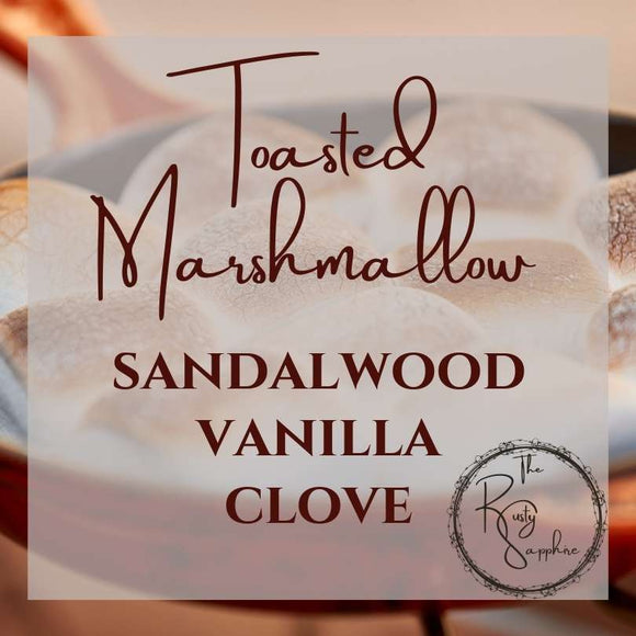 Toasted Marshmallow Scented Soy Wax Candle & Melts