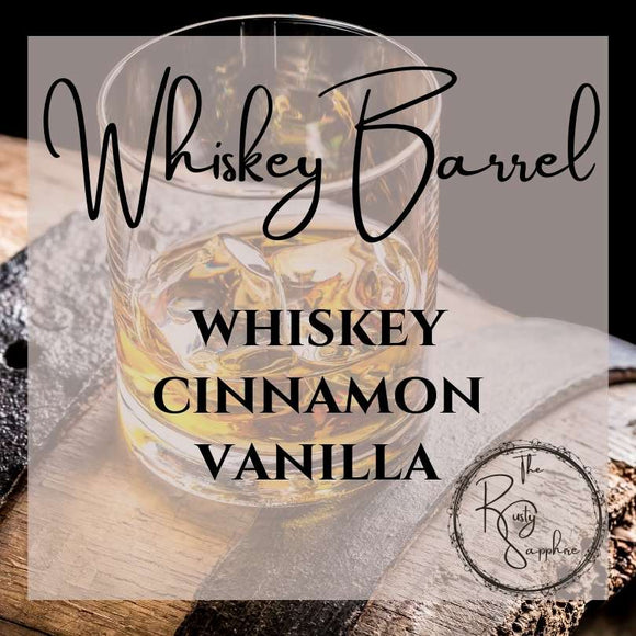 Whiskey Barrel Scented Soy Wax Candle & Melts