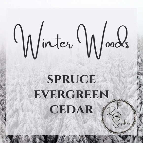 Winter Woods Scented Soy Wax Candle & Melts