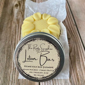 Lotion Bar with Shea Butter, Coconut Oil and Beeswax, 2oz