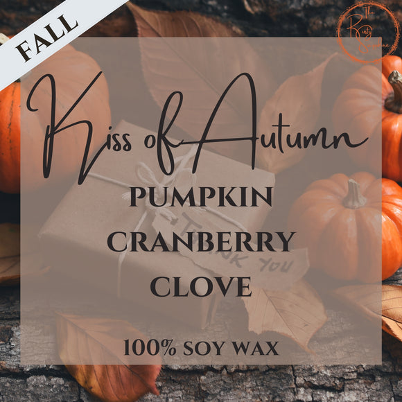 Kiss of Autumn Scented Soy Wax Candle