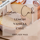 Lemon Cake Scented Soy Wax Candle