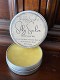 Silky Salve Nail & Cuticle Salve with Coconut Oil, Beeswax and Jojoba oil, 2oz